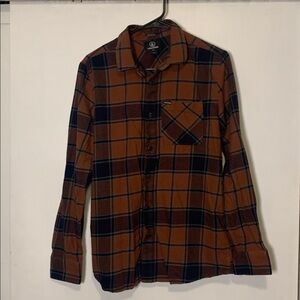 Volcom Modern‎ Fit Brown and Black Flannel Men’s size Medium